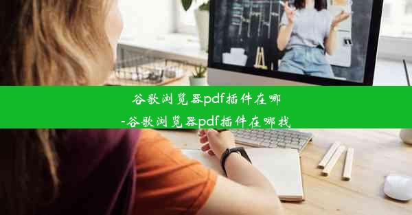 谷歌浏览器pdf插件在哪-谷歌浏览器pdf插件在哪找