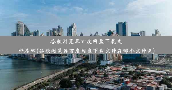 谷歌浏览器百度网盘下载文件在哪(谷歌浏览器百度网盘下载文件在哪个文件夹)