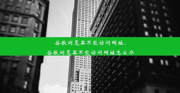 谷歌浏览器不能访问网址、谷歌浏览器不能访问网址怎么办