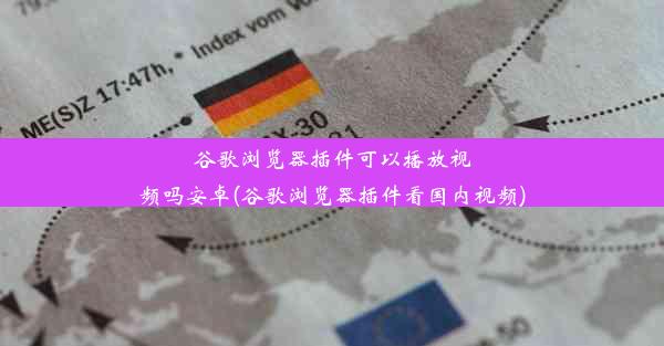 谷歌浏览器插件可以播放视频吗安卓(谷歌浏览器插件看国内视频)