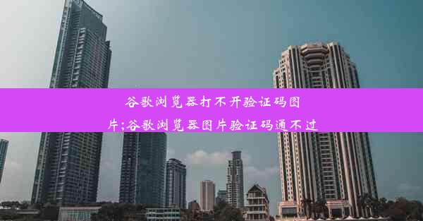 谷歌浏览器打不开验证码图片;谷歌浏览器图片验证码通不过