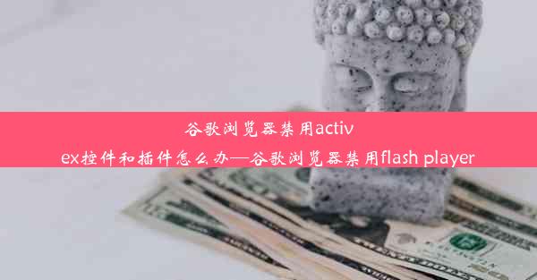 谷歌浏览器禁用activex控件和插件怎么办—谷歌浏览器禁用flash player