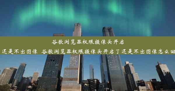 谷歌浏览器权限摄像头开启了还是不出图像_谷歌浏览器权限摄像头开启了还是不出图像怎么回事