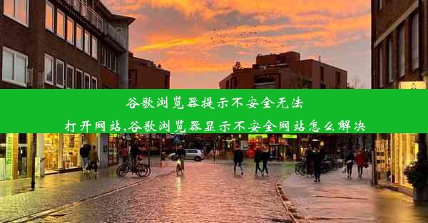 谷歌浏览器提示不安全无法打开网站,谷歌浏览器显示不安全网站怎么解决