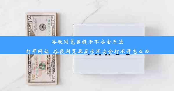 谷歌浏览器提示不安全无法打开网站_谷歌浏览器显示不安全打不开怎么办