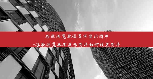 谷歌浏览器设置不显示图片-谷歌浏览器不显示图片如何设置图片