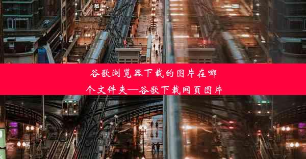 谷歌浏览器下载的图片在哪个文件夹—谷歌下载网页图片