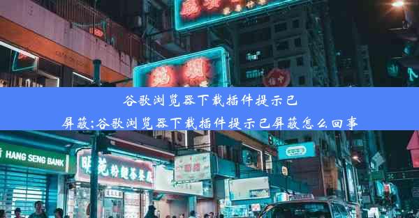 谷歌浏览器下载插件提示已屏蔽;谷歌浏览器下载插件提示已屏蔽怎么回事