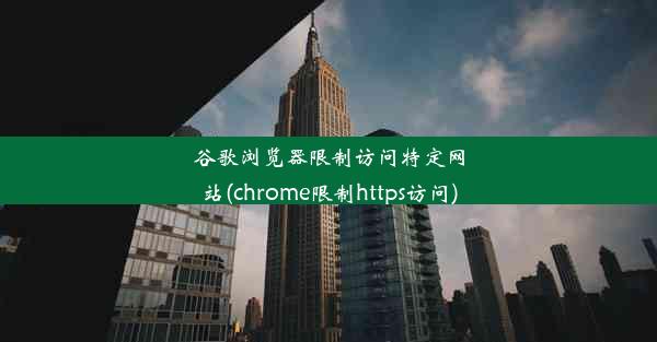 谷歌浏览器限制访问特定网站(chrome限制https访问)