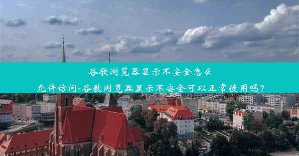 谷歌浏览器显示不安全怎么允许访问-谷歌浏览器显示不安全可以正常使用吗？