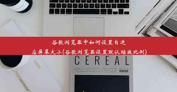 谷歌浏览器中如何设置自适应屏幕大小(谷歌浏览器设置默认缩放比例)