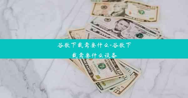 谷歌下载需要什么-谷歌下载需要什么设备