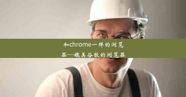 和chrome一样的浏览器—媲美谷歌的浏览器