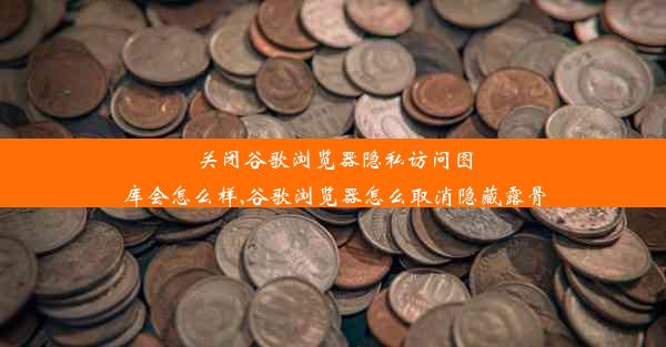 关闭谷歌浏览器隐私访问图库会怎么样,谷歌浏览器怎么取消隐藏露骨