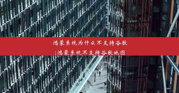 鸿蒙系统为什么不支持谷歌;鸿蒙系统不支持谷歌地图