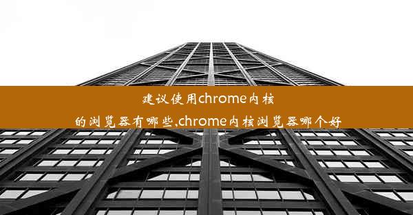 建议使用chrome内核的浏览器有哪些,chrome内核浏览器哪个好