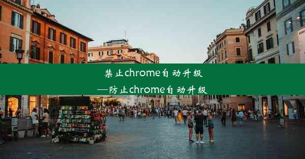 禁止chrome自动升级—防止chrome自动升级