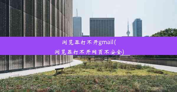 浏览器打不开gmail(浏览器打不开网页不安全)