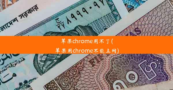 苹果chrome用不了(苹果用chrome不能上网)