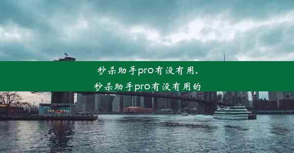 秒杀助手pro有没有用,秒杀助手pro有没有用的