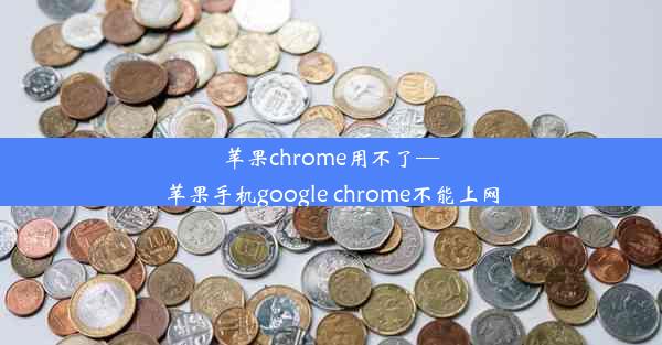 苹果chrome用不了—苹果手机google chrome不能上网