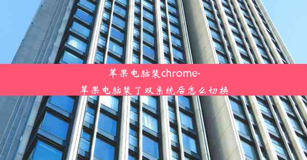 苹果电脑装chrome-苹果电脑装了双系统后怎么切换