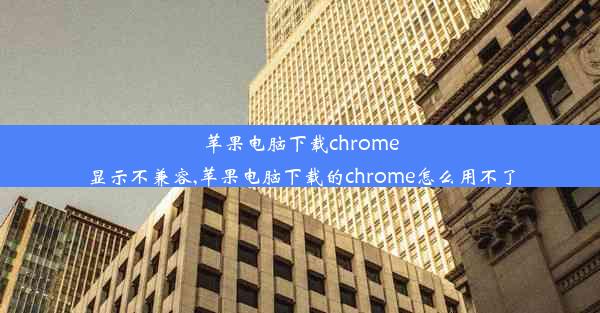 苹果电脑下载chrome显示不兼容,苹果电脑下载的chrome怎么用不了