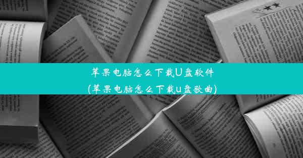 苹果电脑怎么下载U盘软件(苹果电脑怎么下载u盘歌曲)