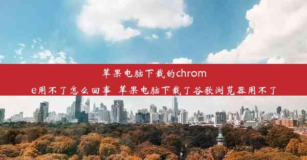 苹果电脑下载的chrome用不了怎么回事_苹果电脑下载了谷歌浏览器用不了