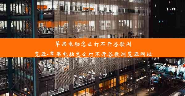 苹果电脑怎么打不开谷歌浏览器-苹果电脑怎么打不开谷歌浏览器网址