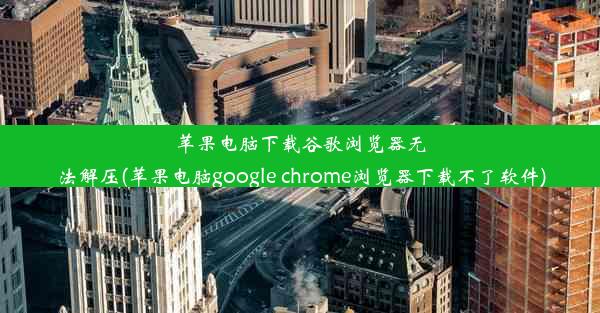 苹果电脑下载谷歌浏览器无法解压(苹果电脑google chrome浏览器下载不了软件)