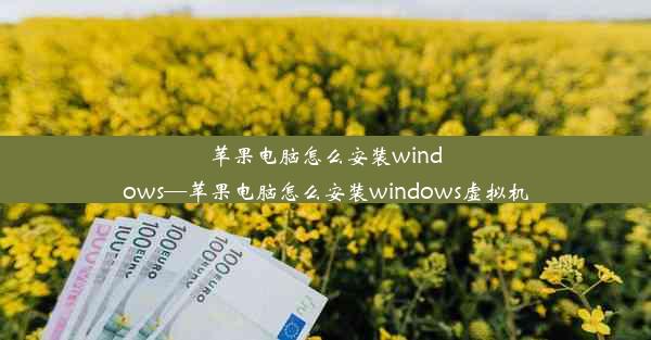 苹果电脑怎么安装windows—苹果电脑怎么安装windows虚拟机