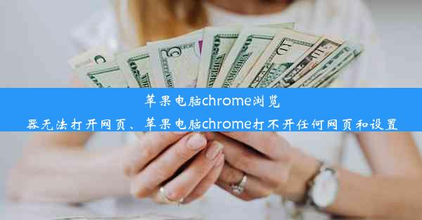 苹果电脑chrome浏览器无法打开网页、苹果电脑chrome打不开任何网页和设置