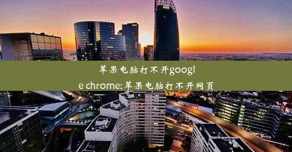 苹果电脑打不开google chrome;苹果电脑打不开网页