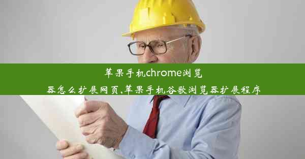 苹果手机chrome浏览器怎么扩展网页,苹果手机谷歌浏览器扩展程序