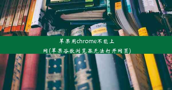 苹果用chrome不能上网(苹果谷歌浏览器无法打开网页)