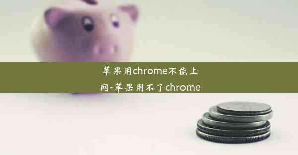 苹果用chrome不能上网-苹果用不了chrome