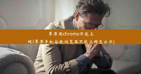 苹果用chrome不能上网(苹果手机谷歌浏览器不能上网怎么办)