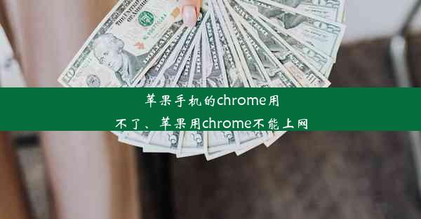 苹果手机的chrome用不了、苹果用chrome不能上网