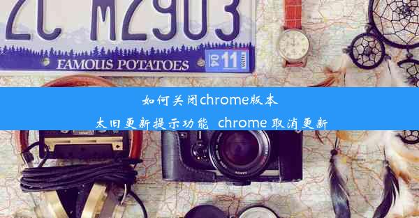 如何关闭chrome版本太旧更新提示功能_chrome 取消更新