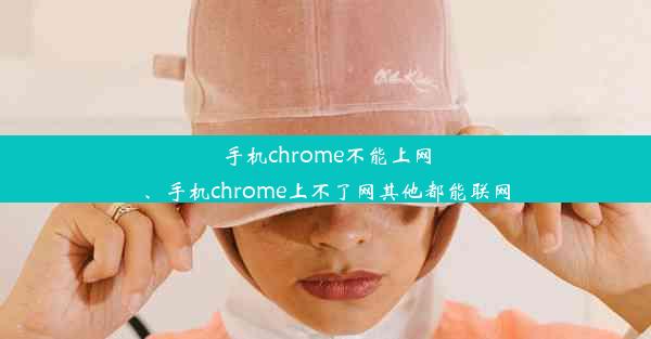 手机chrome不能上网、手机chrome上不了网其他都能联网