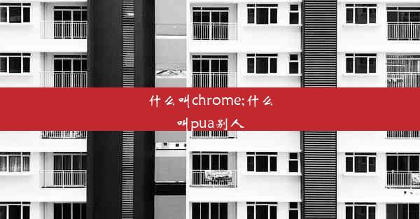 什么叫chrome;什么叫pua别人