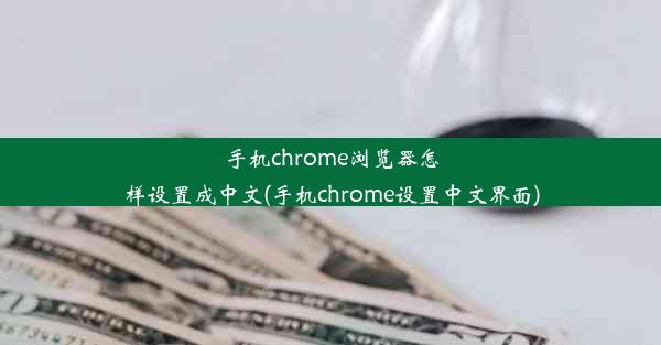 手机chrome浏览器怎样设置成中文(手机chrome设置中文界面)