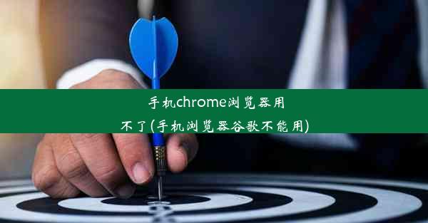 手机chrome浏览器用不了(手机浏览器谷歌不能用)