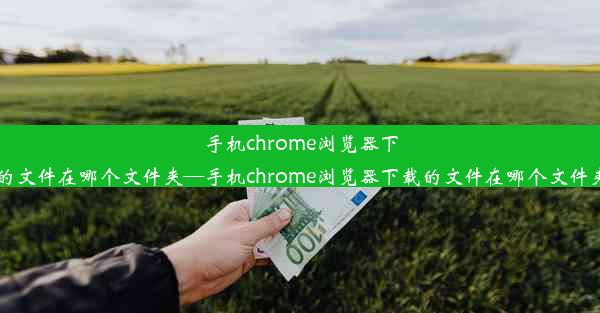 手机chrome浏览器下载的文件在哪个文件夹—手机chrome浏览器下载的文件在哪个文件夹找