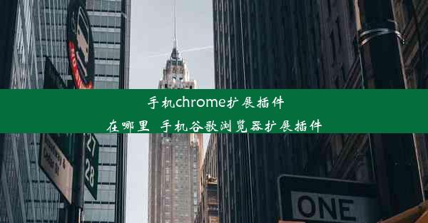 手机chrome扩展插件在哪里_手机谷歌浏览器扩展插件