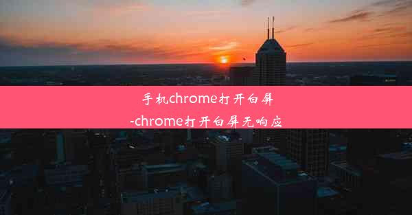 手机chrome打开白屏-chrome打开白屏无响应