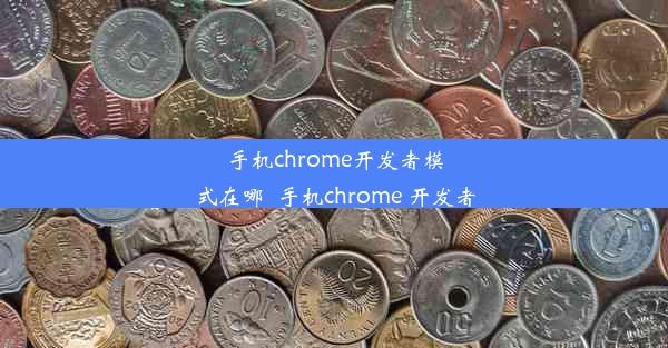 手机chrome开发者模式在哪_手机chrome 开发者