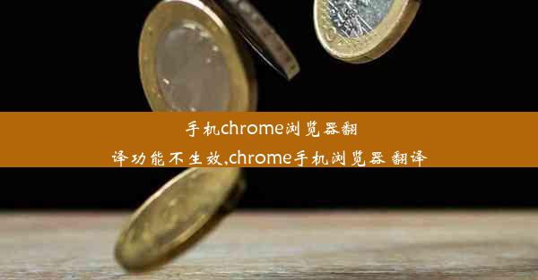 手机chrome浏览器翻译功能不生效,chrome手机浏览器 翻译