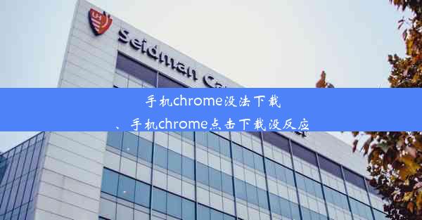 手机chrome没法下载、手机chrome点击下载没反应